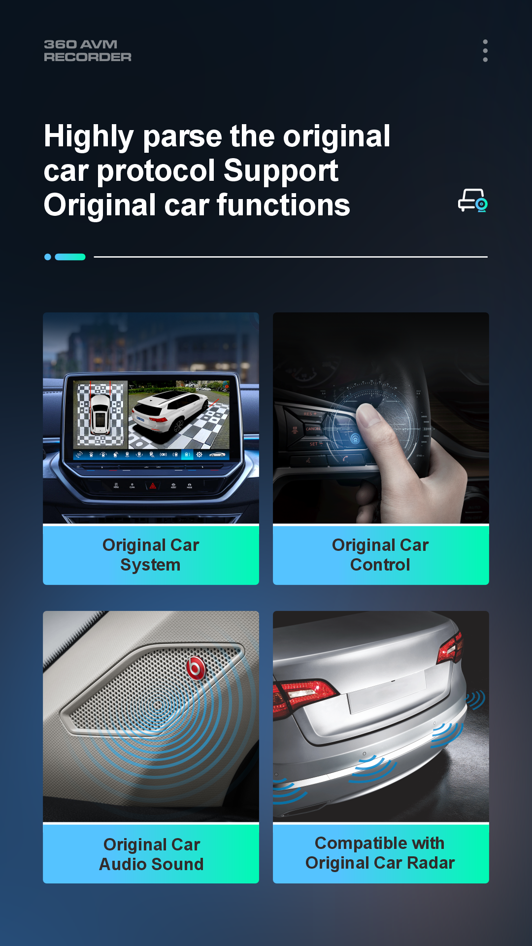 Car/Auto Original display regrade with Decoding Device
